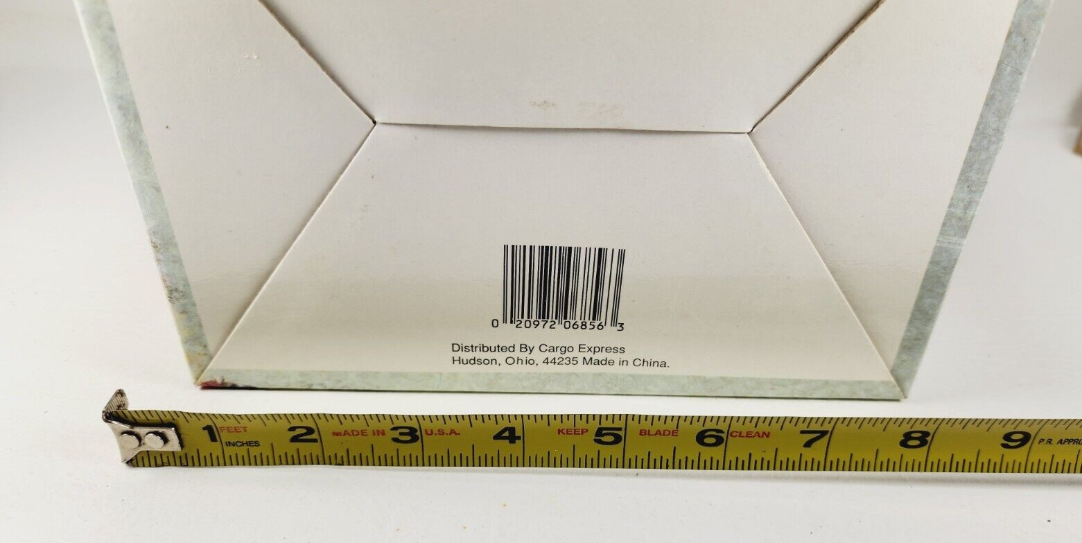 1993 dickens collectibles Porcelain lighted house cargo express NIB w/light