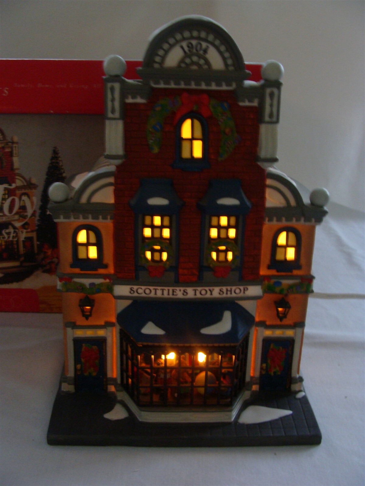 Dept 56 Christmas In The City Scotties Toy Shop Set of 10 58871 New Retired
