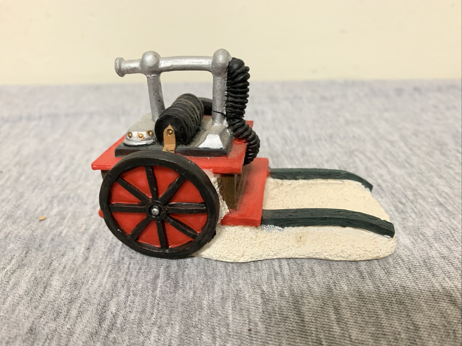 Vintage Christmas Village Miniature Firefighter Figurines Lot