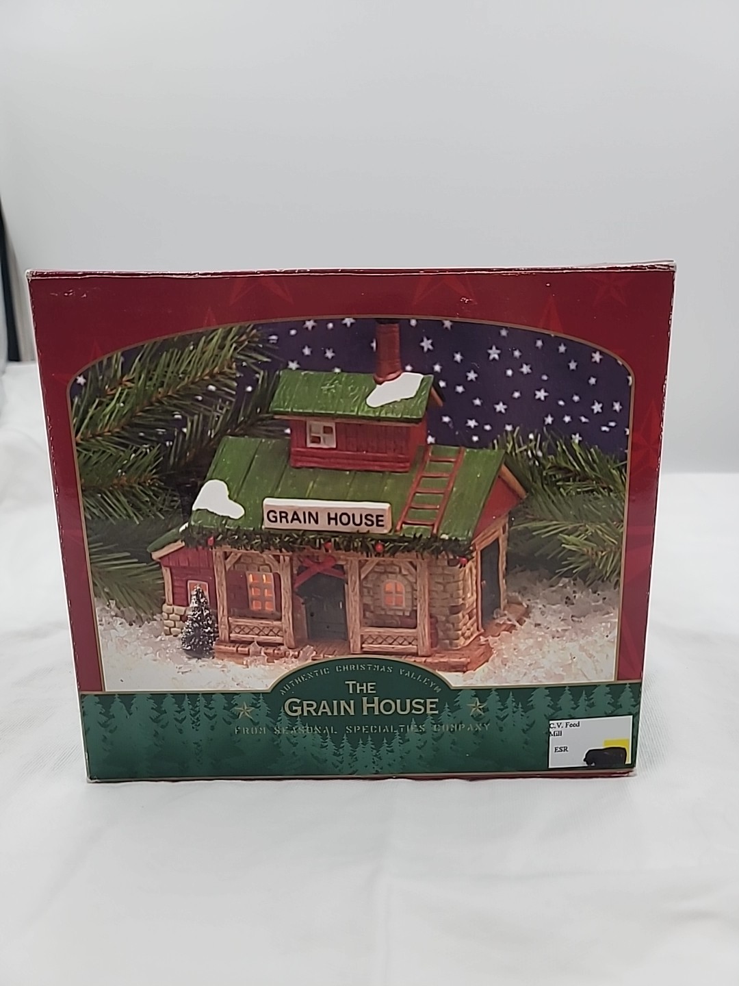 Vtg Christmas Valley Season Specialties Grain House 1994, Lighted Holiday House