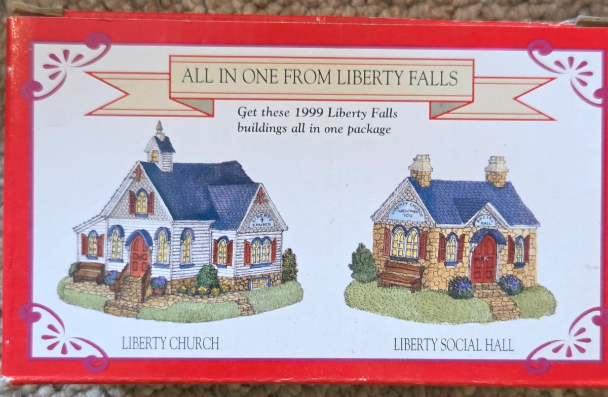 Lot of Liberty Falls Collections Miniature Houses, Barn, Market, … Free Ship!