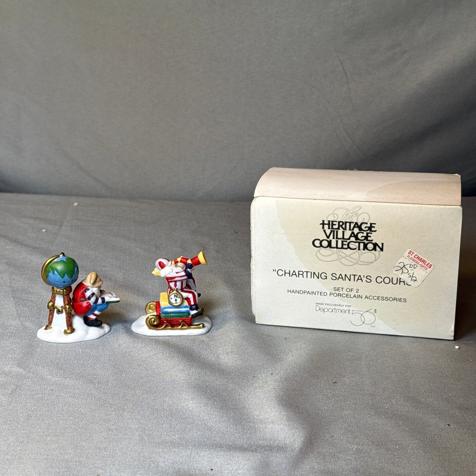 Dept 56 North Pole Series Village Lot 6 Buildings 2 Accessories w/ Boxes