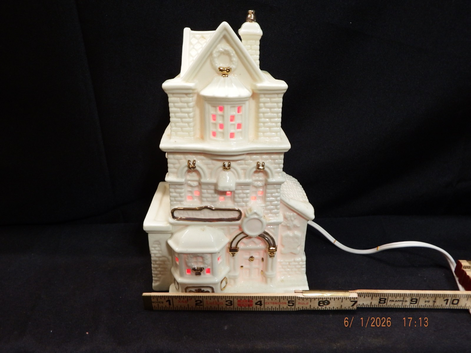 Timeless Inspirations Radiance Collection 9″ Christmas Village Church-C388