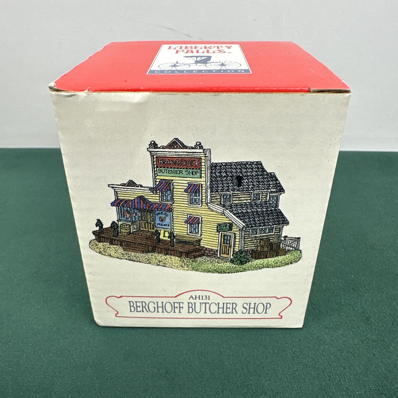 Liberty Falls Collection ~ Berghoff Butcher Shop ~ Mint In Box AH131