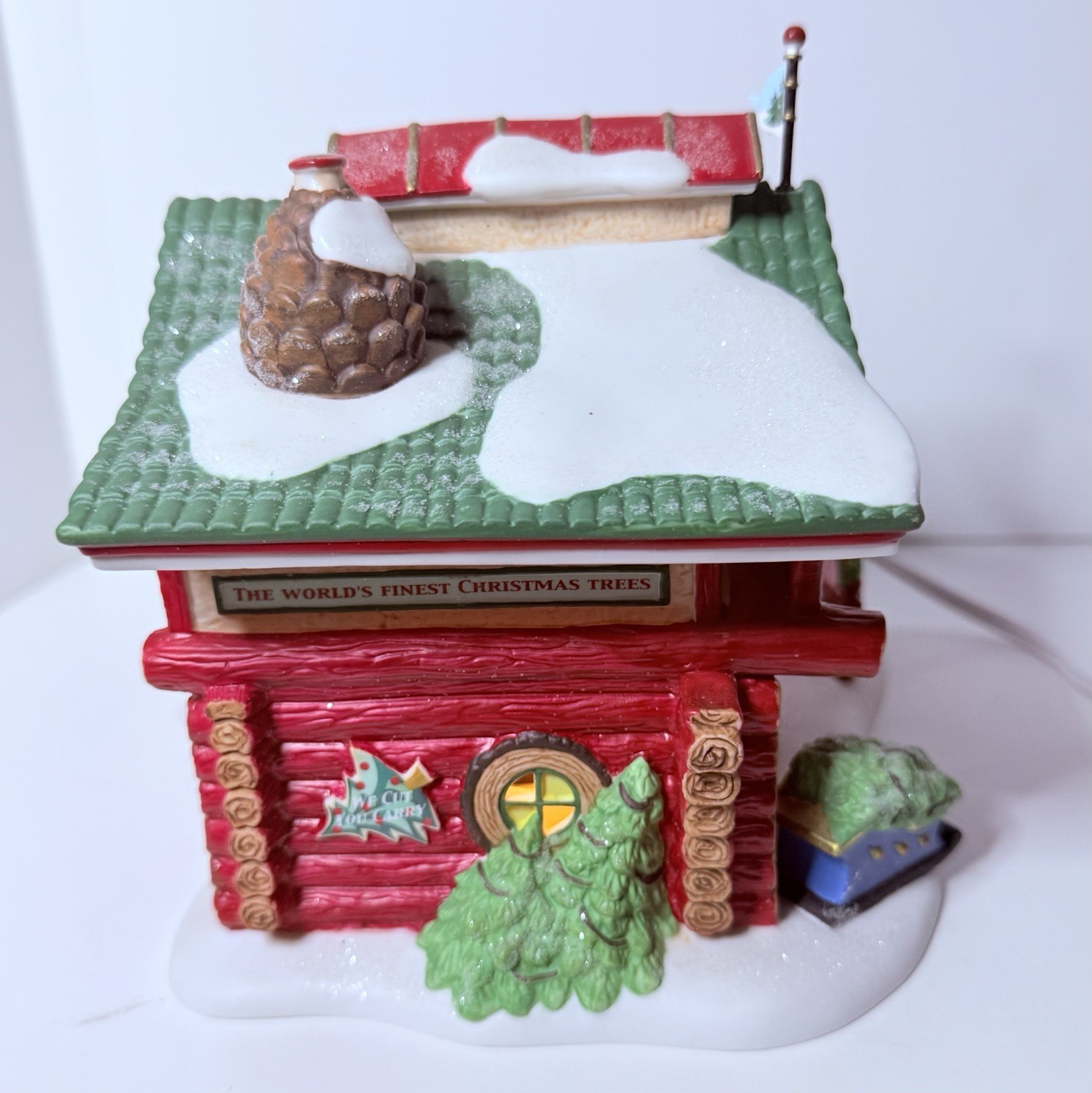 🚨 Department 56 “Needles Tree Farm” 56783 North Pole Series Christmas Building