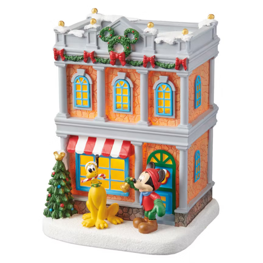 NEW Disney Mickey & Pluto House LED Christmas Village 2025