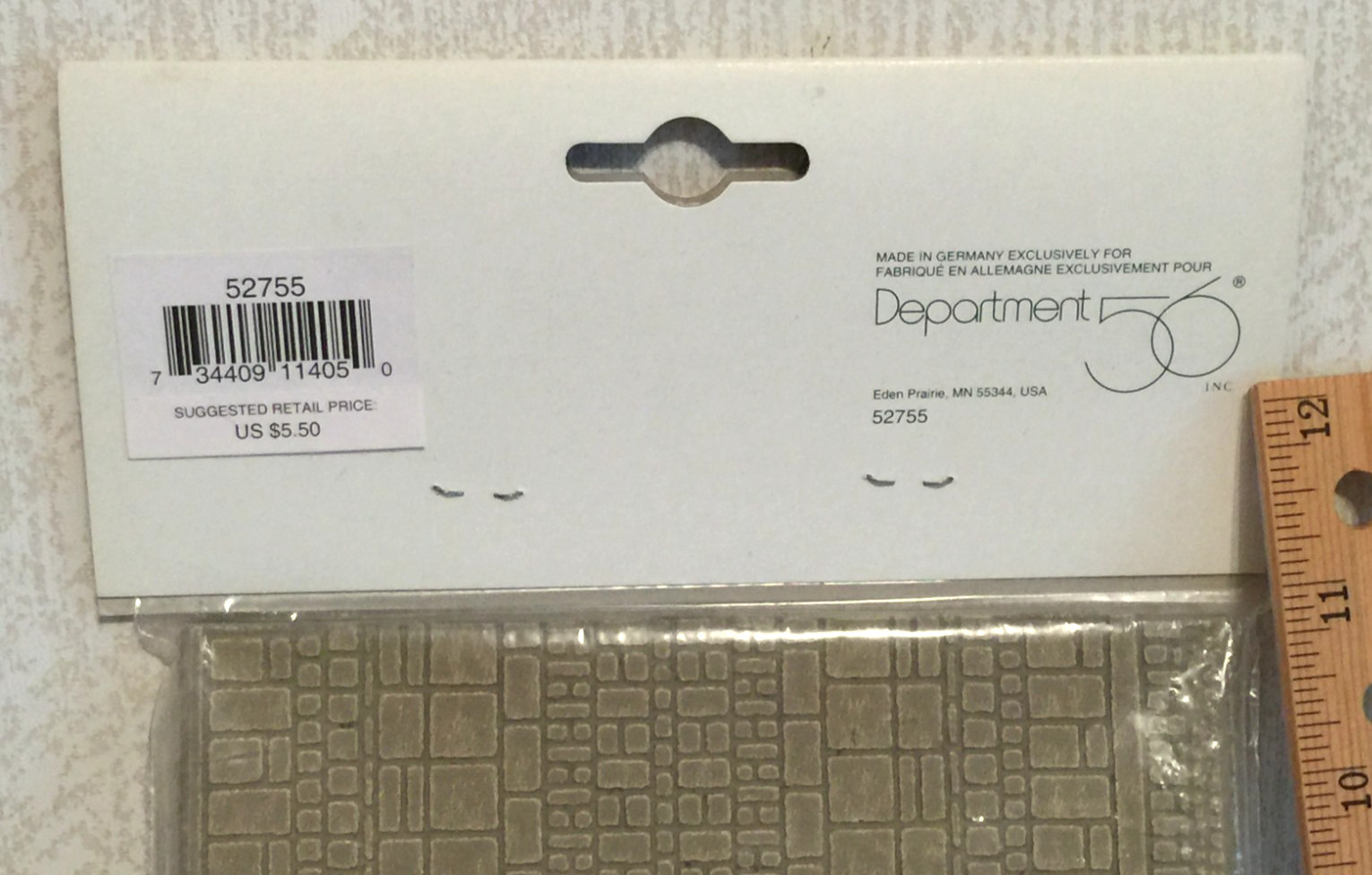Dept. 56 Village – Gray Cobblestone CAP STONES – NEW (D70)