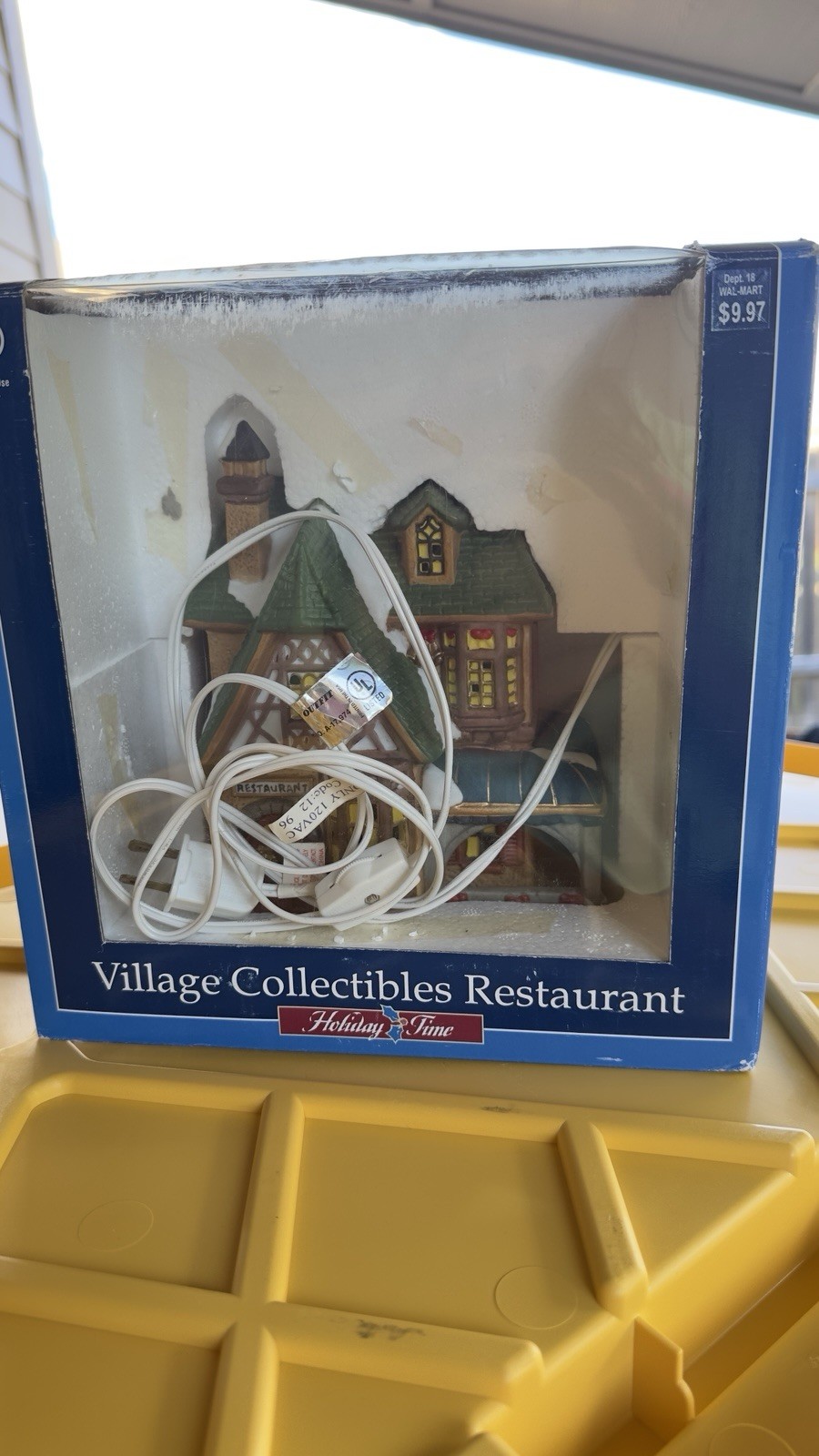 Christmas Village Houses with Lights Tested Functional