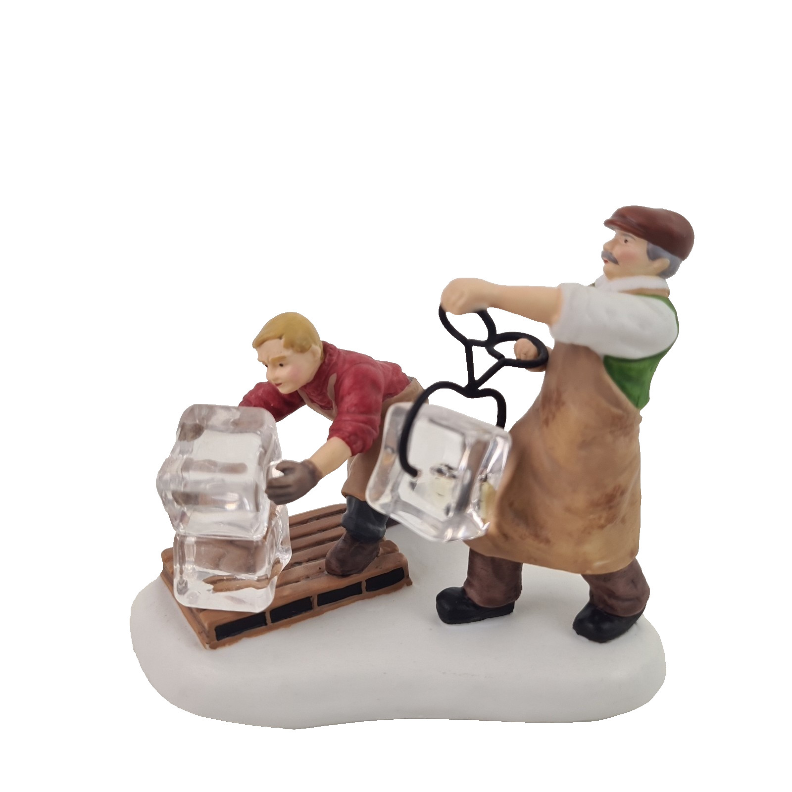 Department 56 “Unloading Ice Blocks At The Dock” 59453 Christmas The City Series