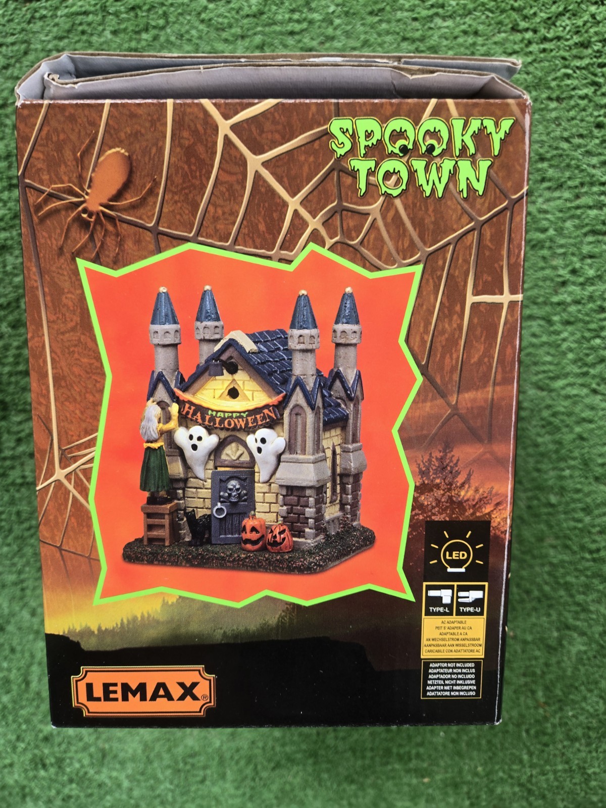 Lemax Spooky Town LED Halloween Village House Gothic Resin Multicolor