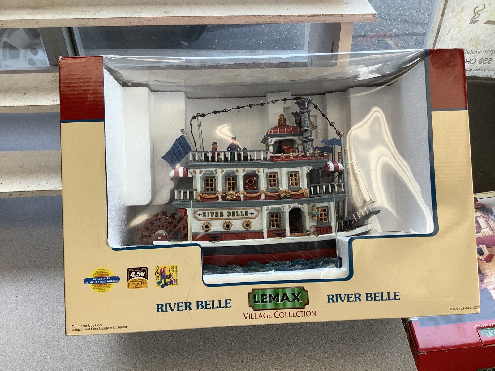 LEMAX VINTAGE COLLECTION RIVER BELLE BOAT / NIB!!!