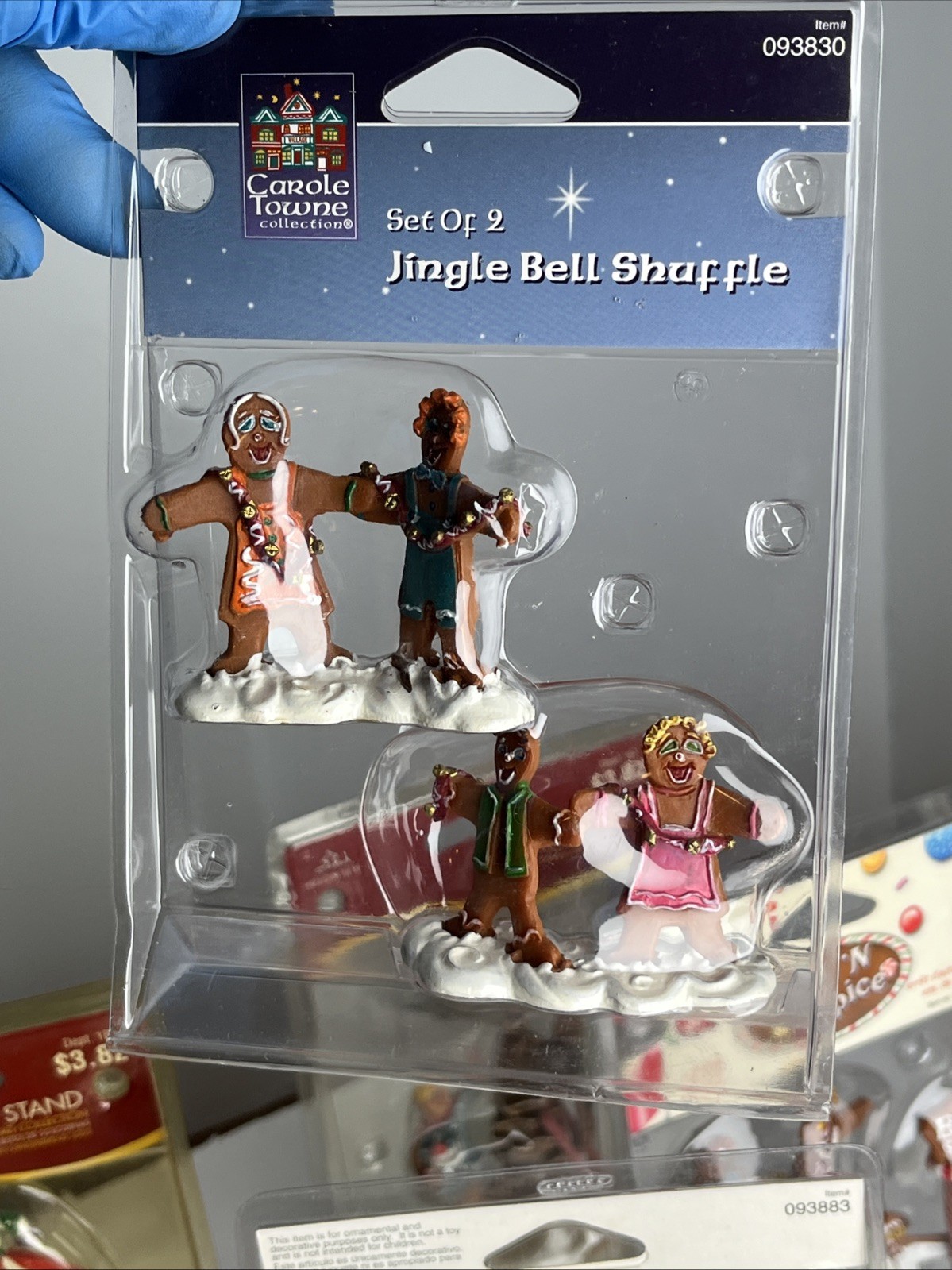 Lemax & Holiday Time Ornament Lot Sugar N Spice Sledding w/ Snowman & Kurt Adler
