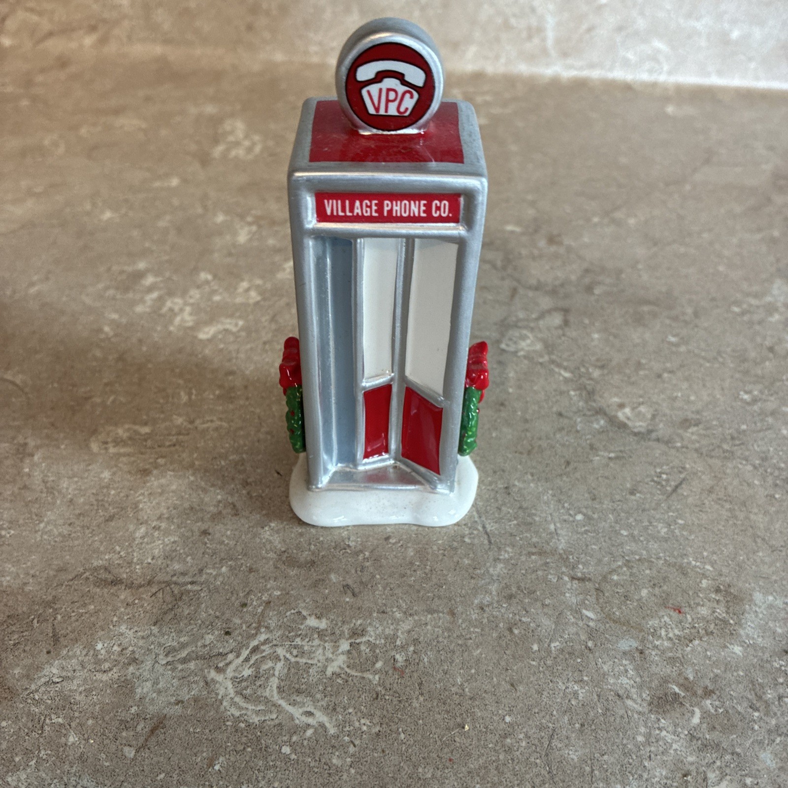 Dept 56 – Snow Village – Village Phone Booth #54291 NO BOX