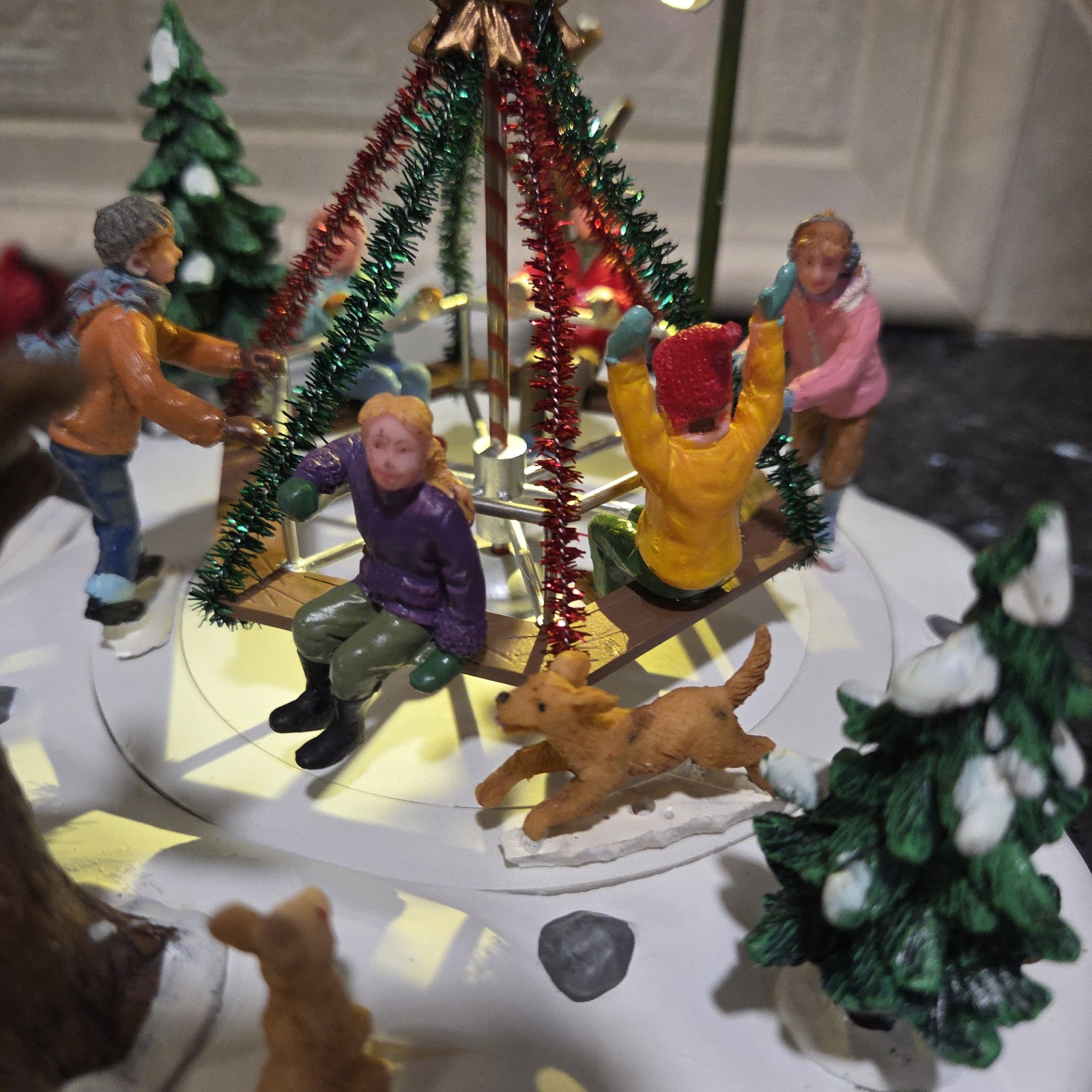 Lemax~14340~Lighted Animated Winter Playground Village Collection~Retired