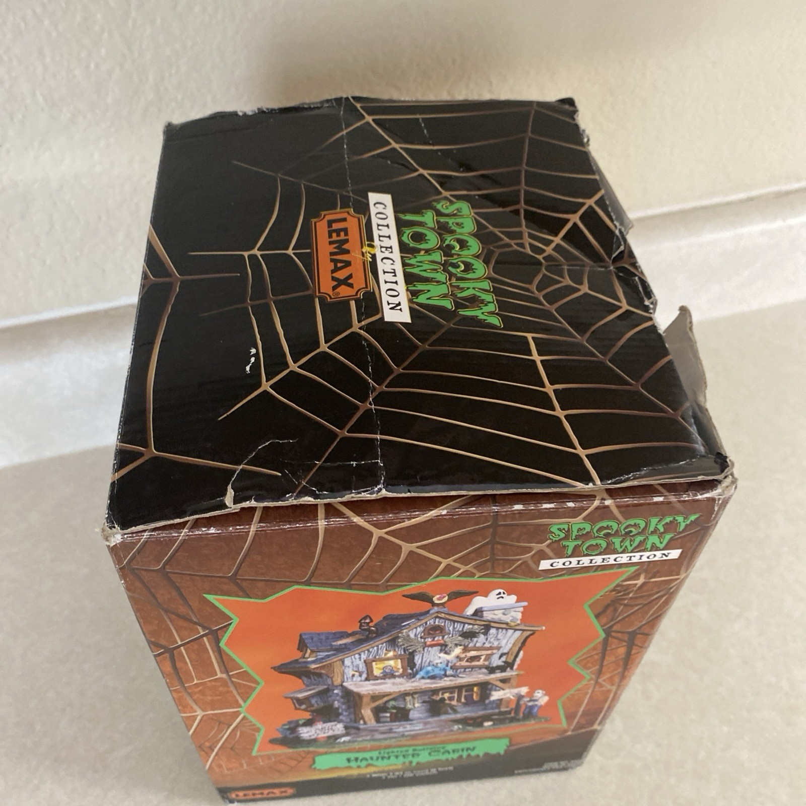RARE Lemax Spooky Town Haunted Cabin 2010 Limited Edition With Box!