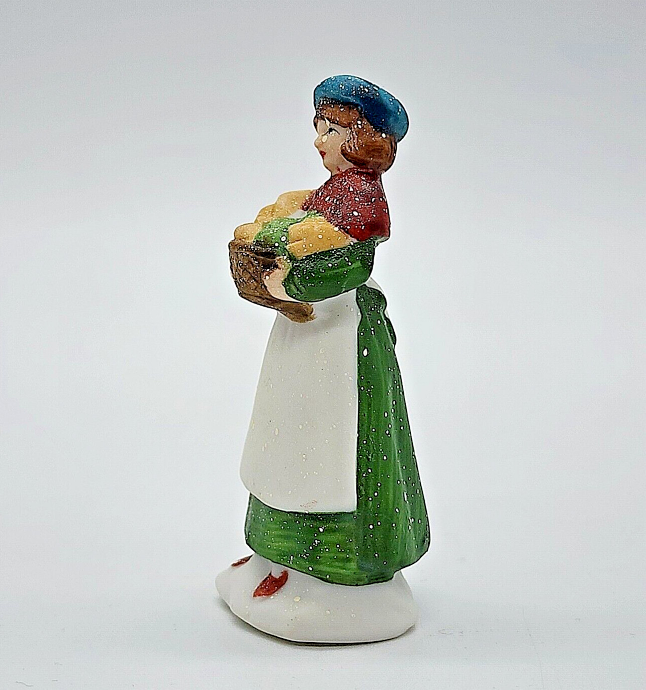 Dept 56 Village SHOPKEEPERS 59668 set of 4 handpainted porcelain retired Taiwan