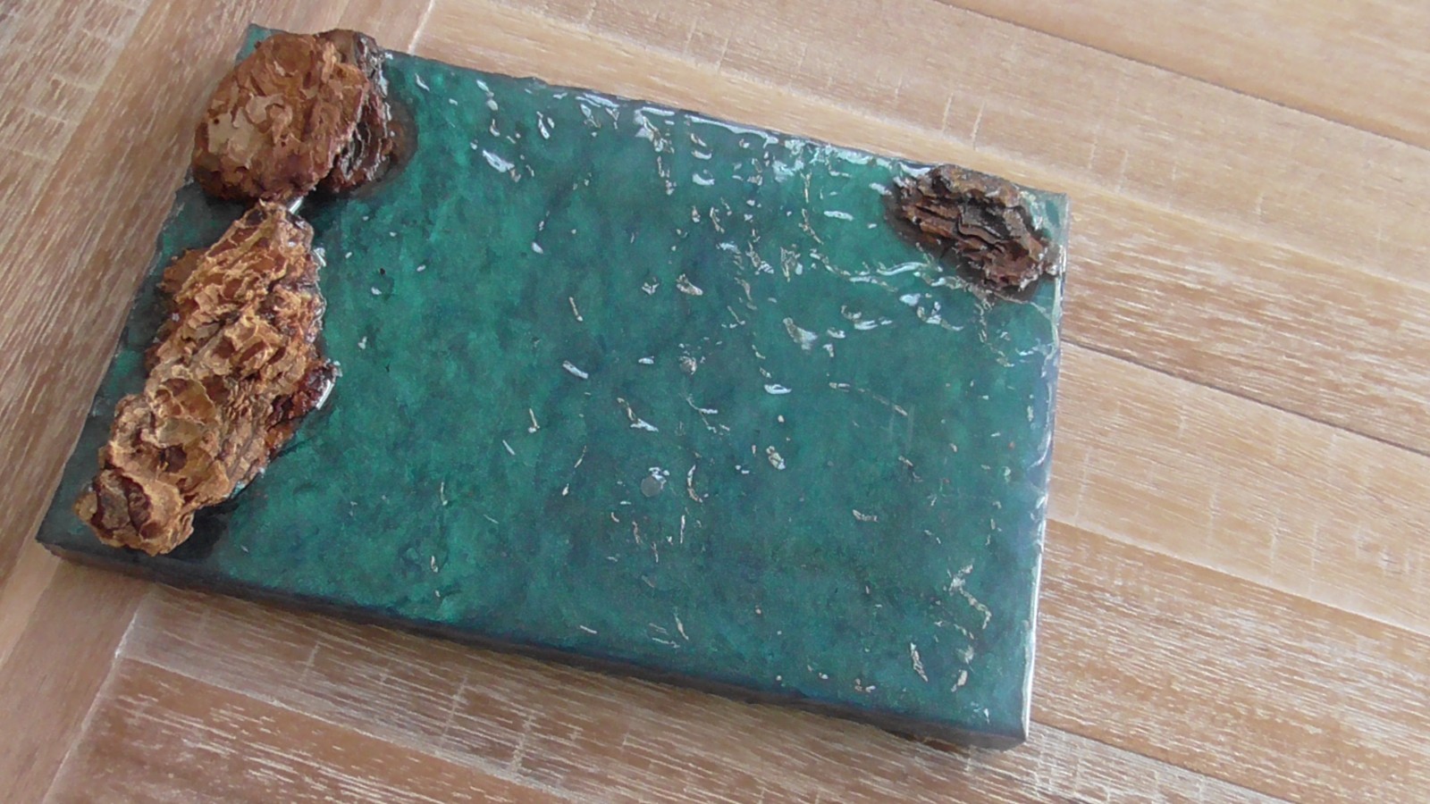 9″ x 6″ Resin Lake Ocean for Village Displays Dioramas Fairy Garden #582