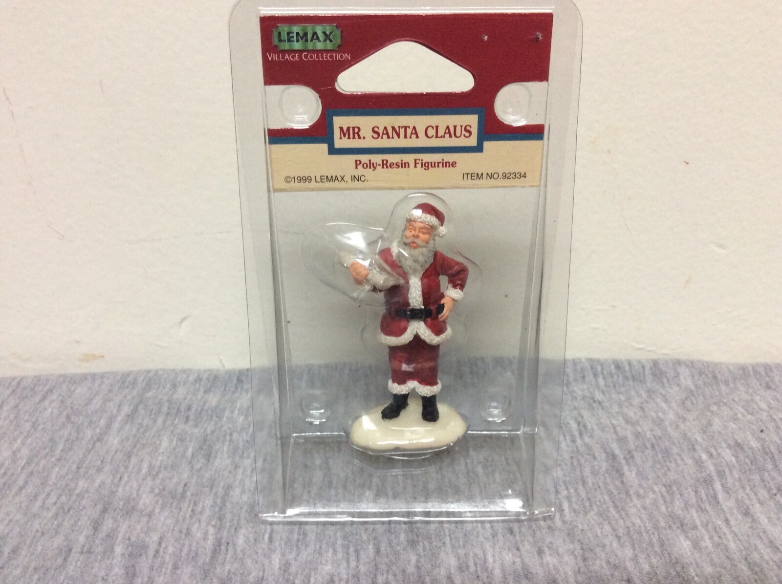 Vintage 1999 Lemax Village Collection Mr. Santa Claus Figurine