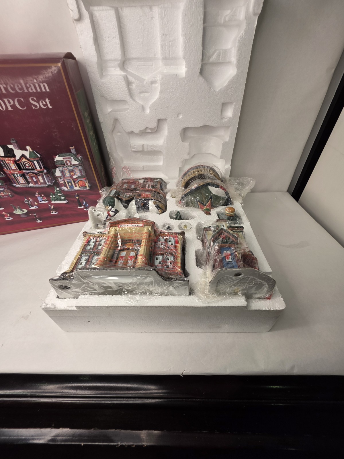 Galleria Hand Painted 20 Piece Porcelain Christmas Village