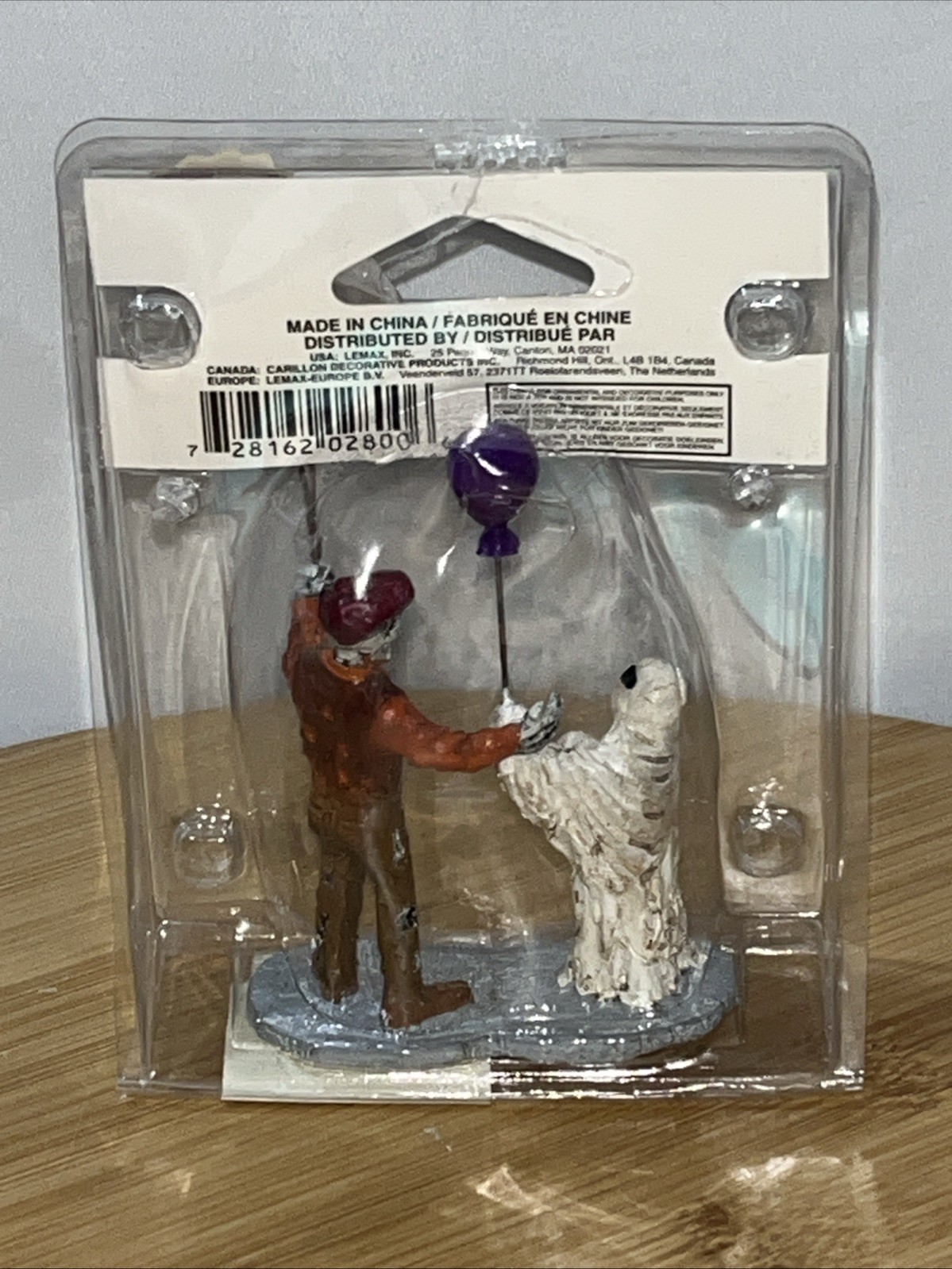 BOOLLOON Balloon SELLER Zombie Ghost LEMAX SPOOKY TOWN Halloween Retired 02800