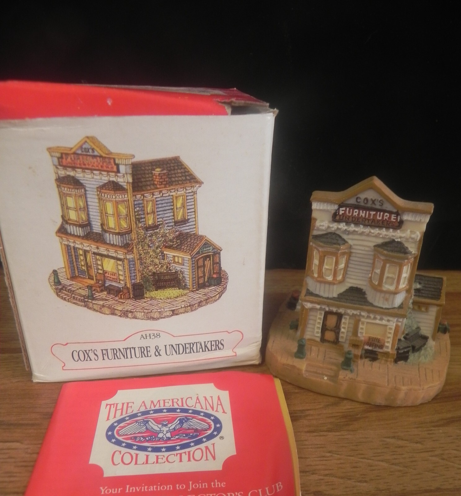 1993 The Americana Collection Liberty Falls COX FURNITURE AND UNDERTAKERS