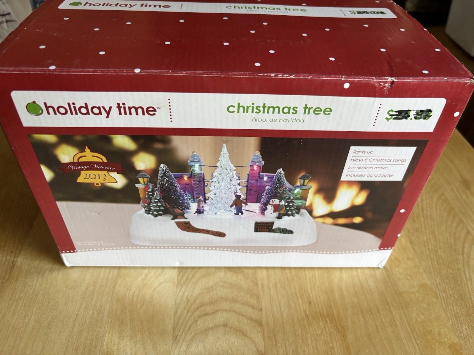 Holiday Time 31741 Victorian Village Musical LED Christmas Tree 2013
