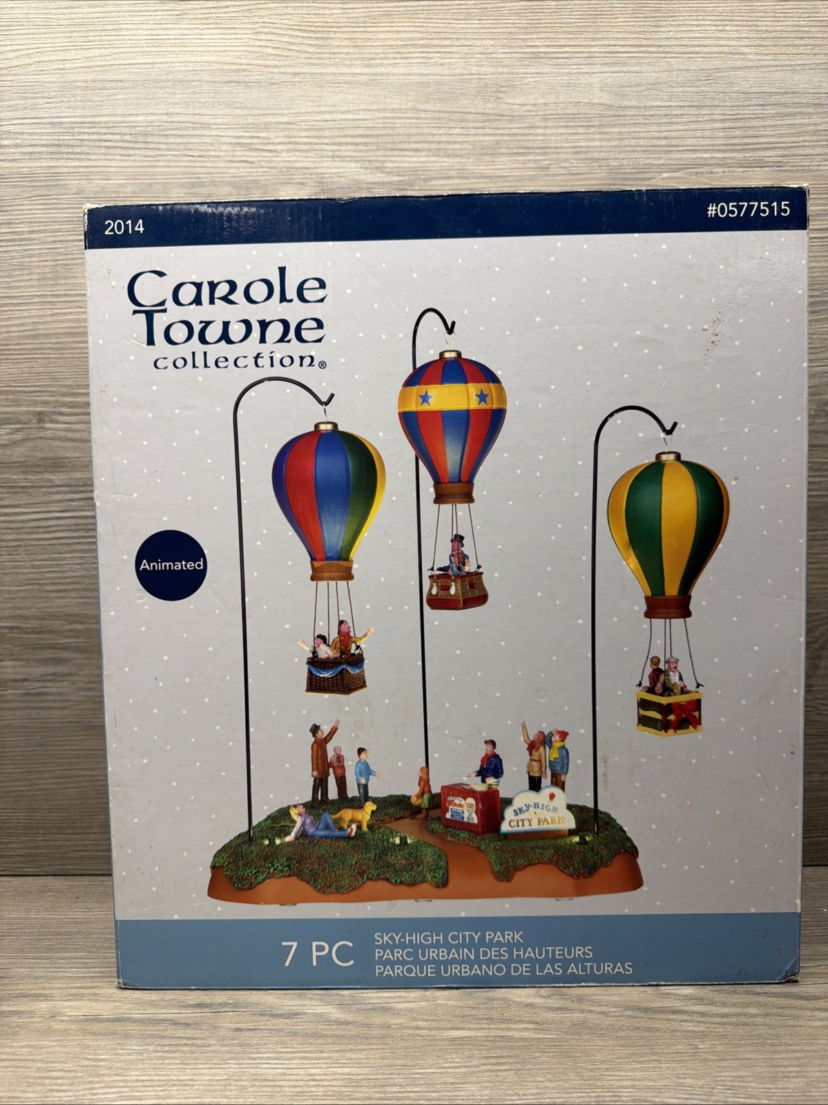 Lemax / Carole Towne Animated & Lighted Sky High City Park (Tested/Works) Open