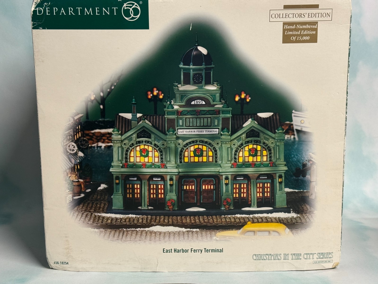 DEPT 56 CHRISTMAS IN CITY- EAST HARBOR FERRY TERMINAL 59254 COLLECTOR’S EDITION