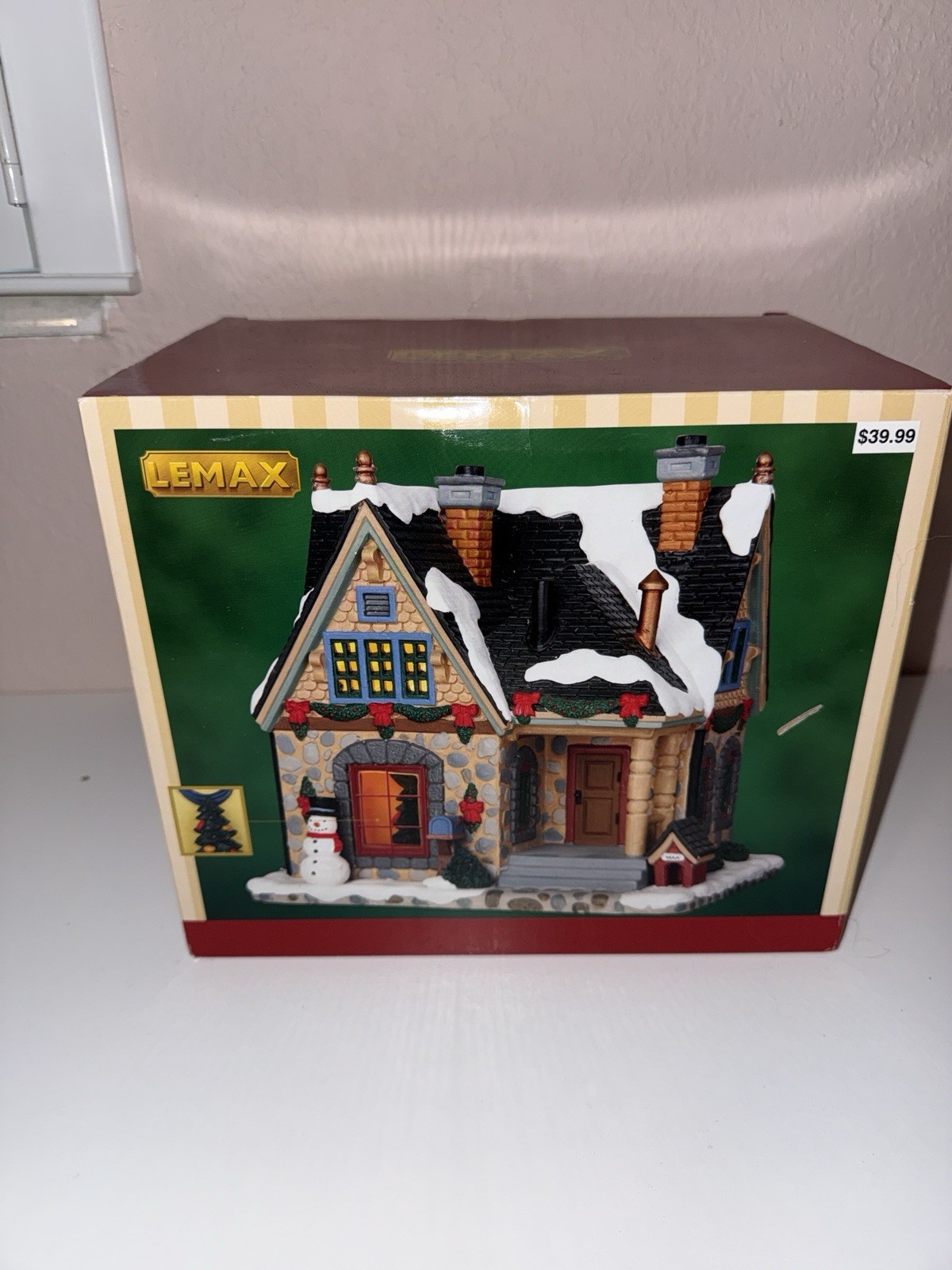 New 2016 LEMAX Winter TURNER ESTATE Christmas Village House 65100 Snowman