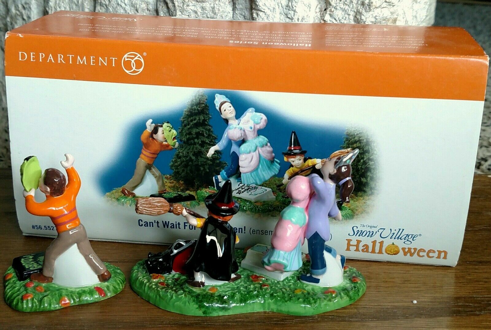 Can’t Wait For Halloween! #55272 Snow Village Dept 56 -BUYER GUARANTEE