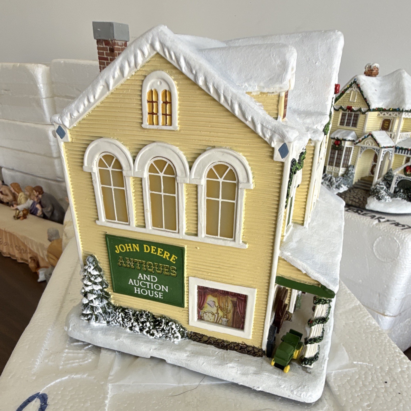 Hawthorne Village Thomas Kinkade John Deere Creek Antiques & Auction House