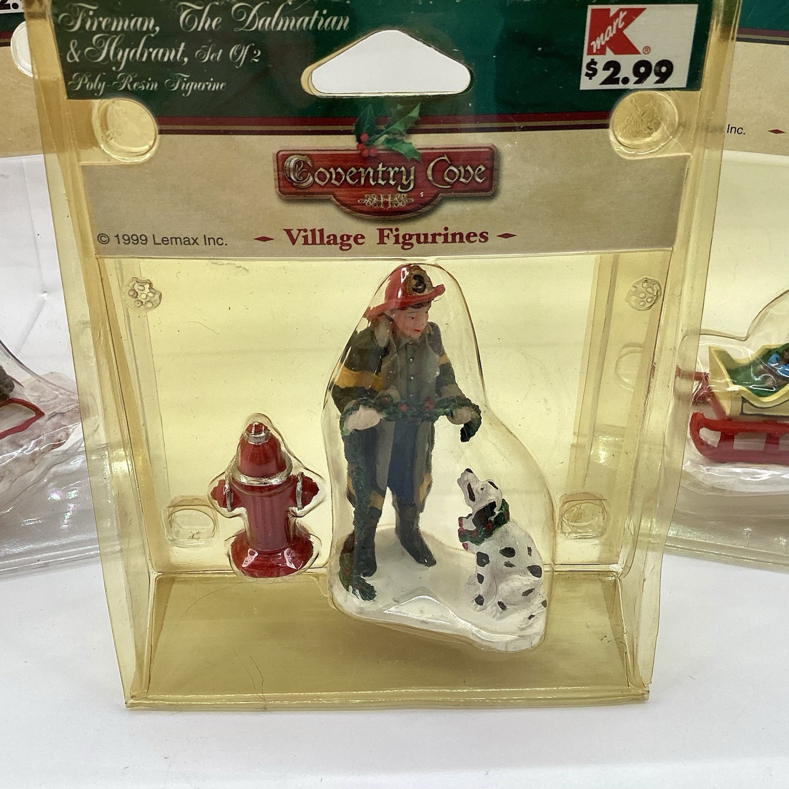 1999-2004 Lexmax Snow Village Characters “Coventry Cove” New In 5 Packages Kmart