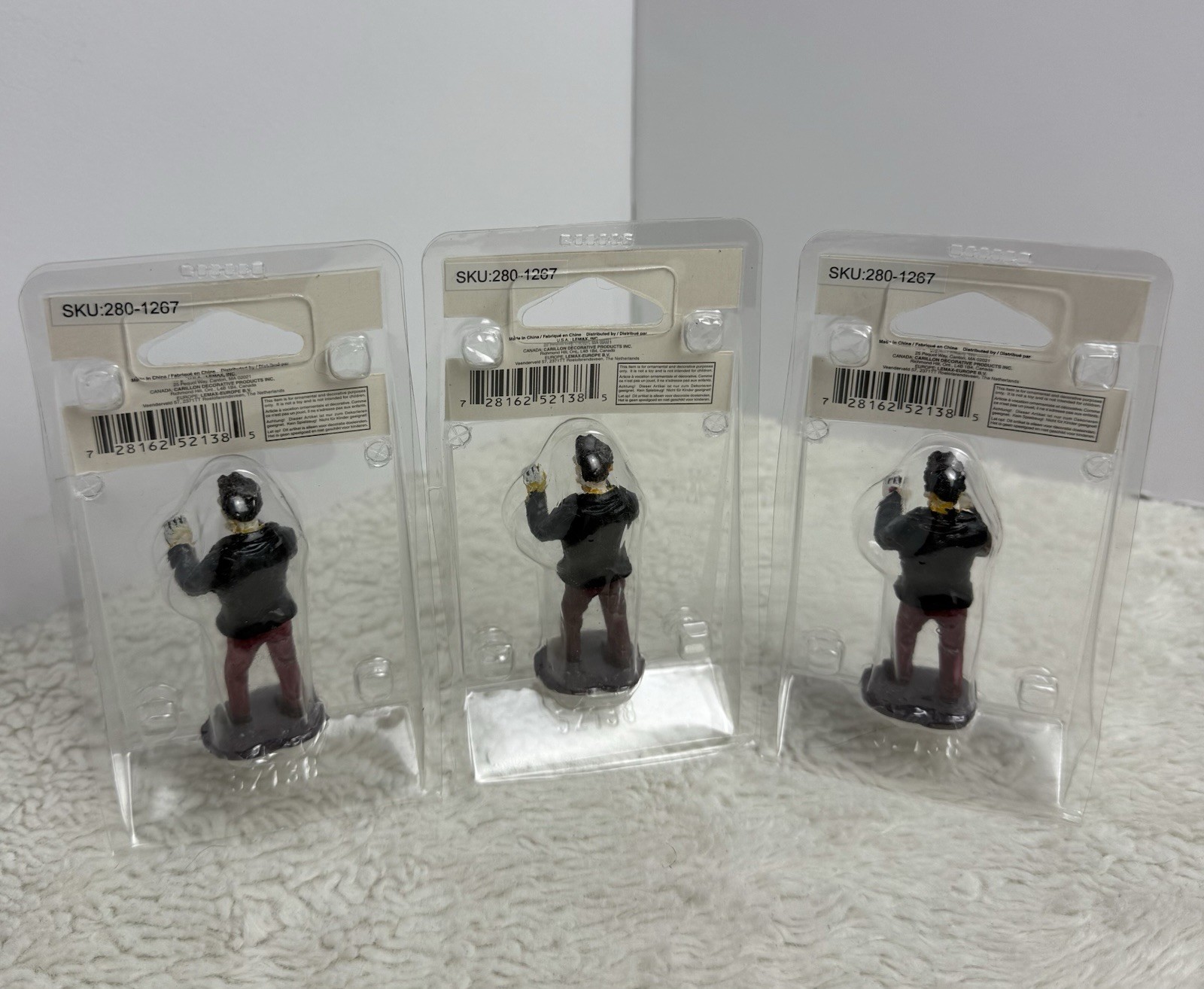 ZOMBIES Lemax Spooky Town Halloween Accessory 52138 2005 Set of 3 Zombie Figures