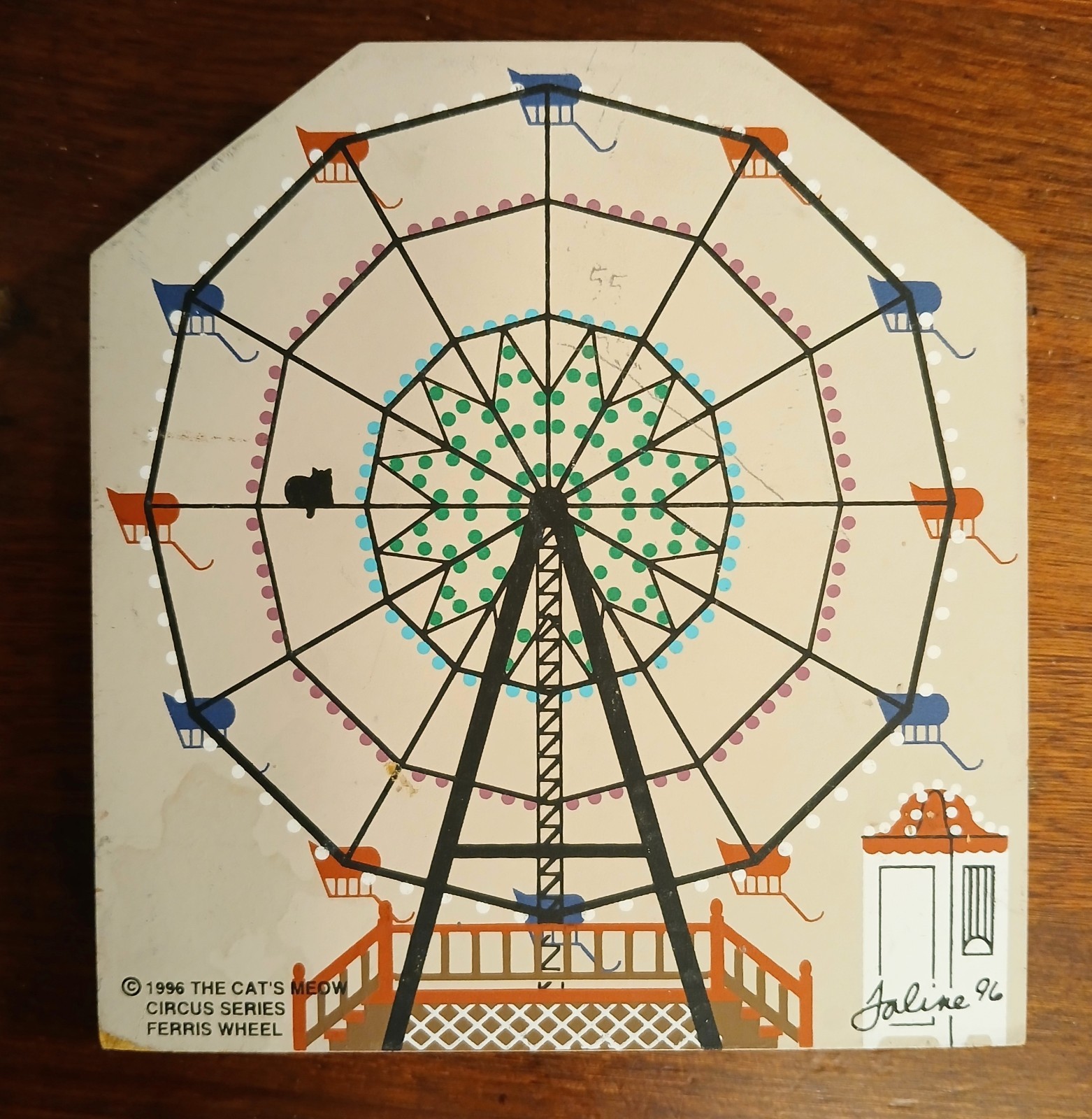 Cat’s Meow Village Circus Big Top Ferris Wheel, Sideshow, Carousel, Lion