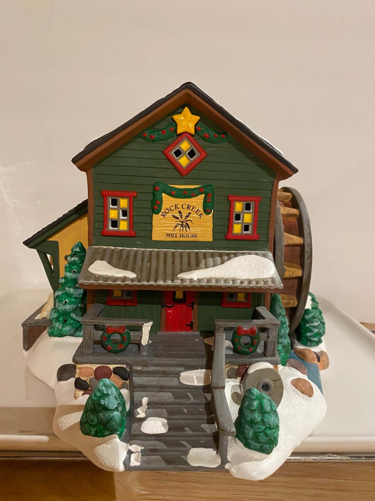 Dept 56 Snow Village Rock Creek Mill House #54932 1998 Retired