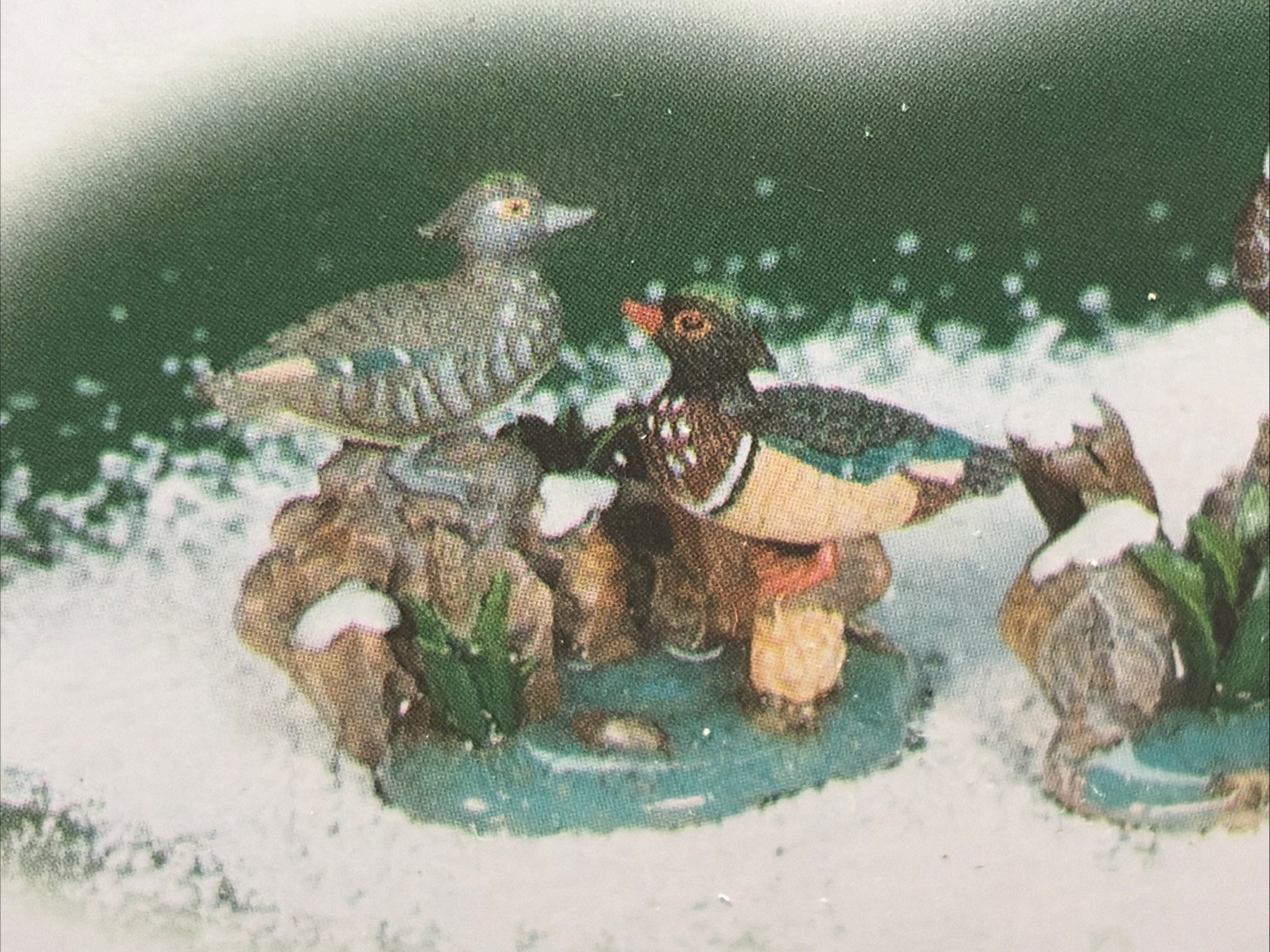 Department 56 Village Woodland Mallard And Wood Duck NEW 2001