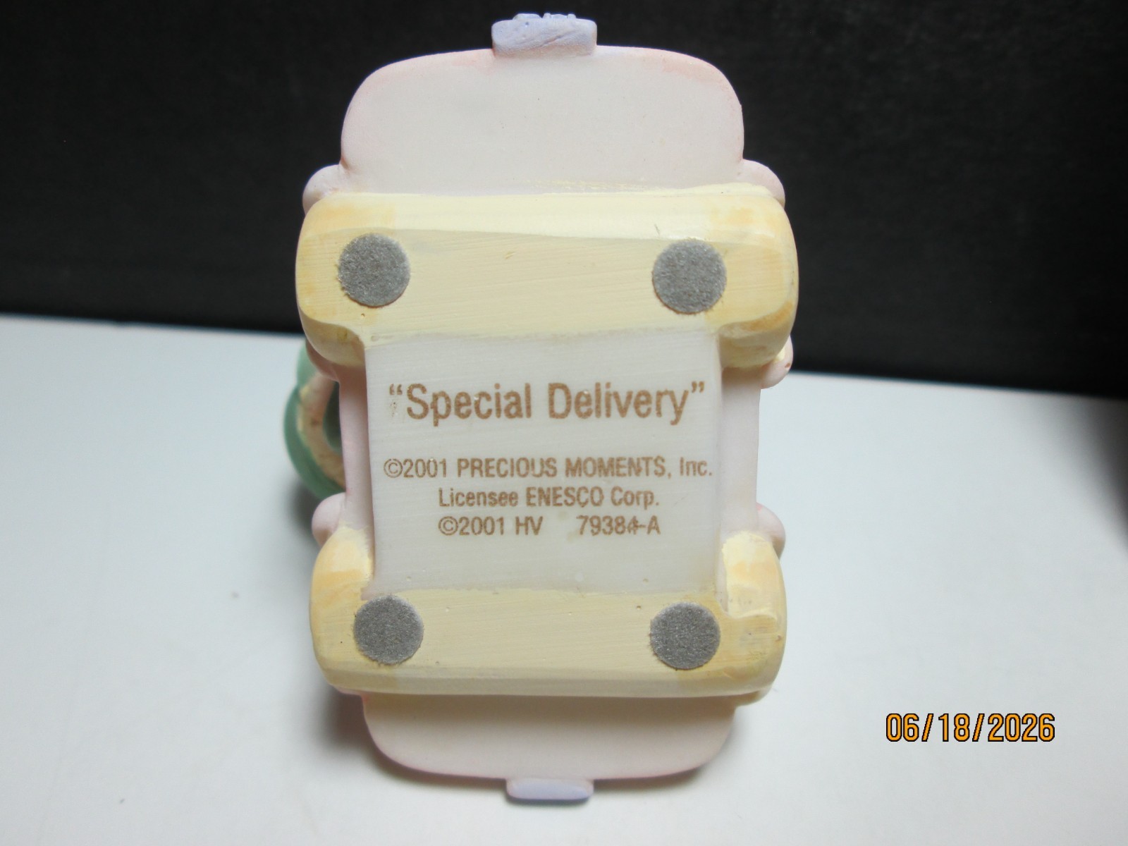 VTG Precious Moments Special Delivery US Mail Car w/Mailman – 2001 HV, 79384A