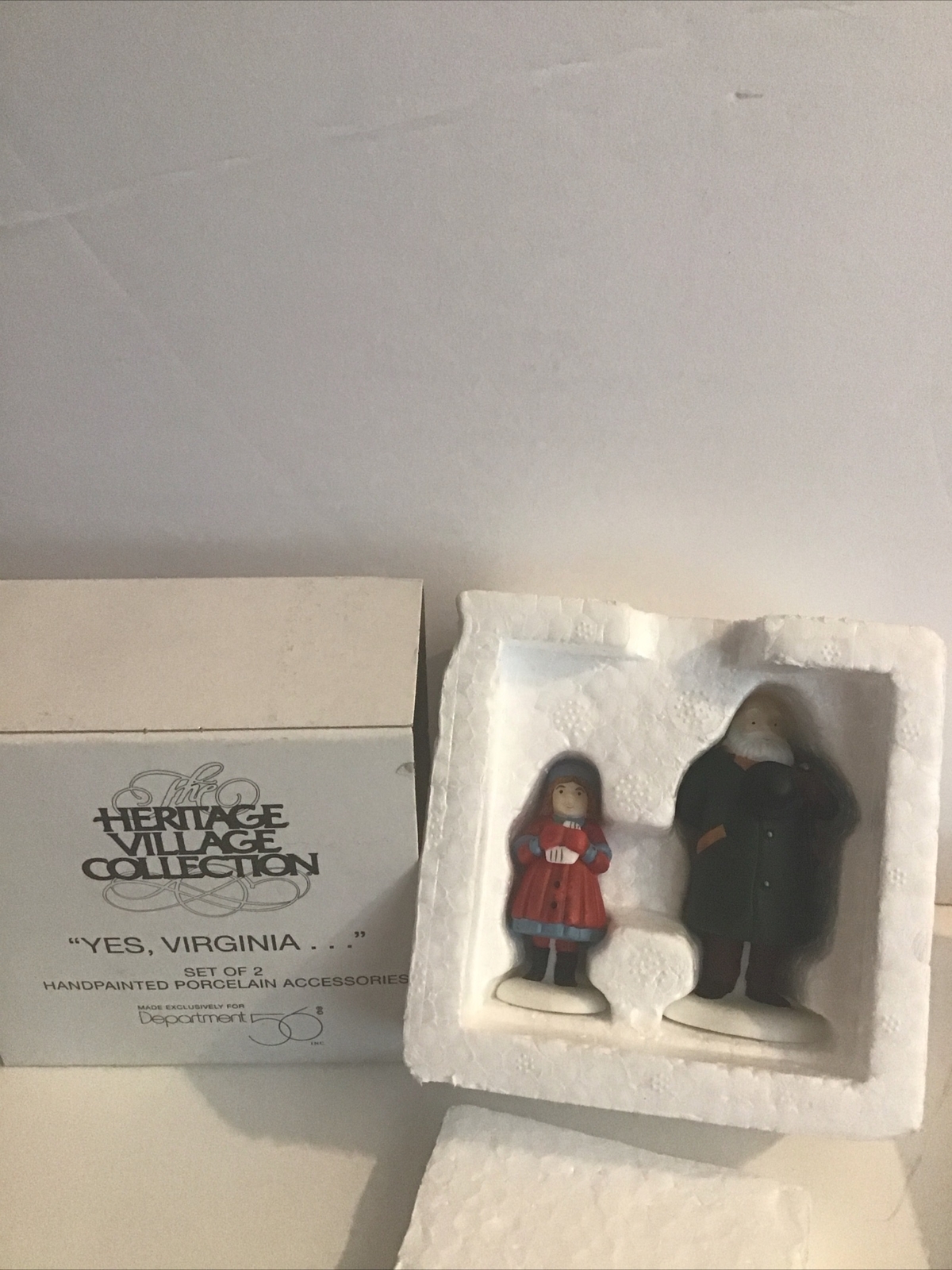 Dept 56 Accessory – Yes, Virginia… – #56.58890 – Set of 2