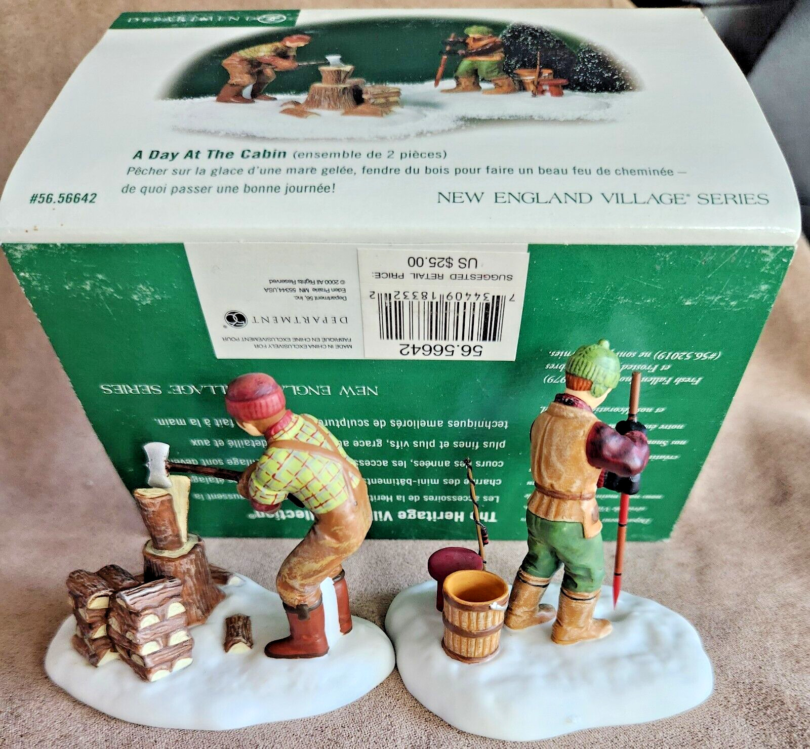 A Day At The Cabin #56642 New England Department 56 – BUYER GUARANTEE