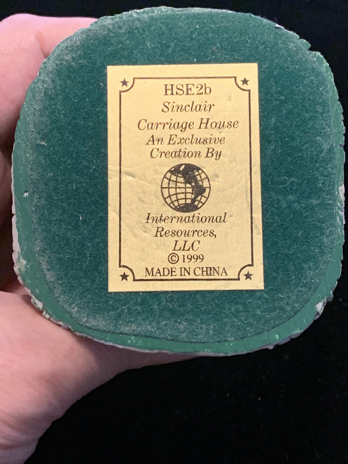 International Resources LLC HSE2b Sinclair Carriage House 1999