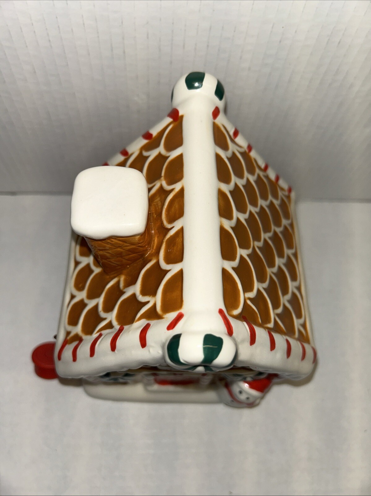 Mr. Christmas Lighted Nostalgic Ceramic Gingerbread House 7.25” x 5.5” Rare!