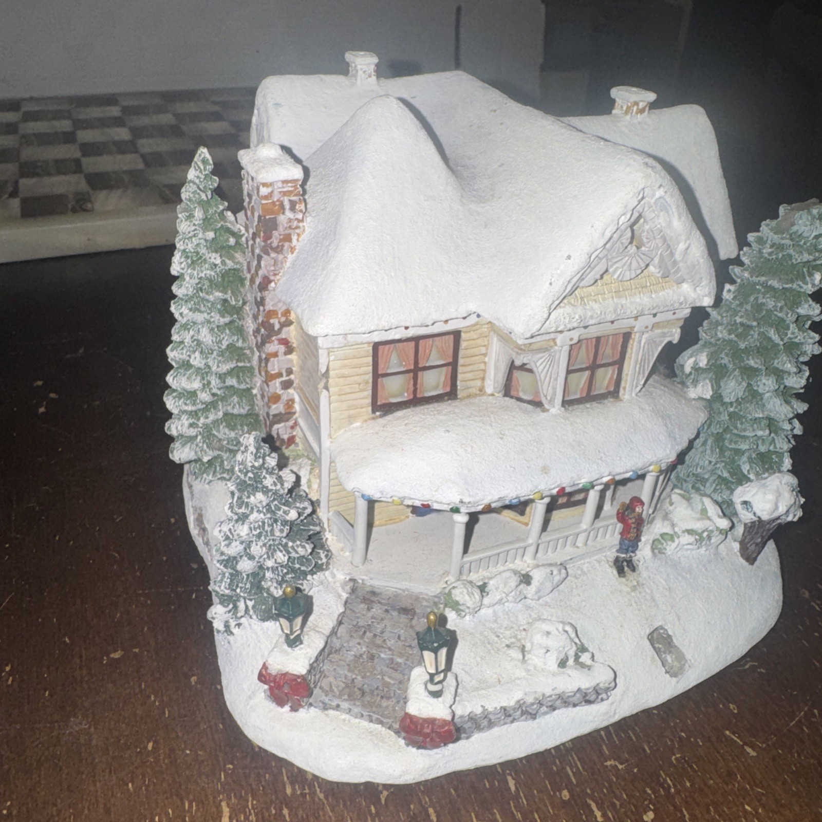 Hawthorne Village, Thomas Kinkade Lighted Christmas Village, Victorian Incomplet