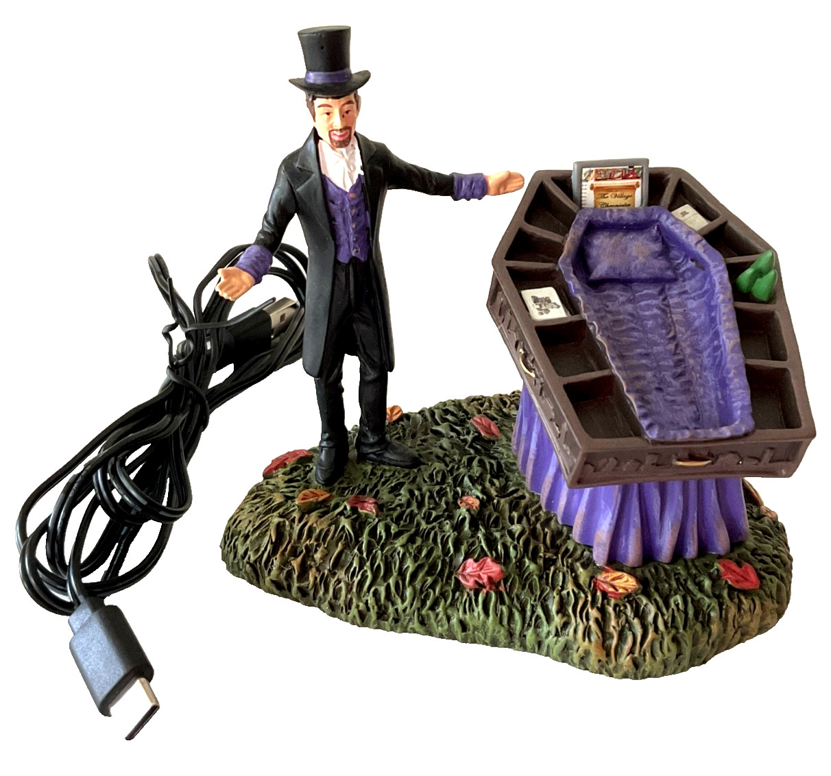 Department 56 Snow Village Halloween -You Can’t Take It With You 6014661 NO BOX