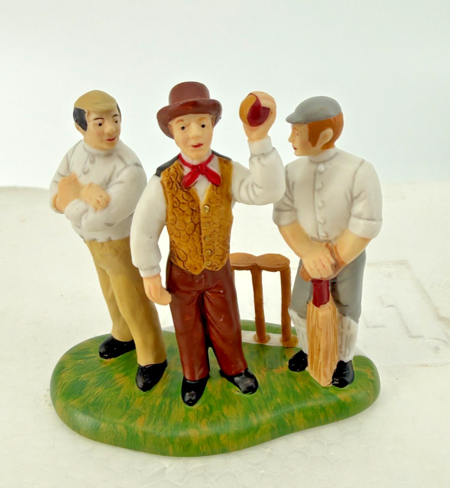 Dept 56 Dickens Village Awaiting The Umpire’s Call Cricket Accessory 4020197