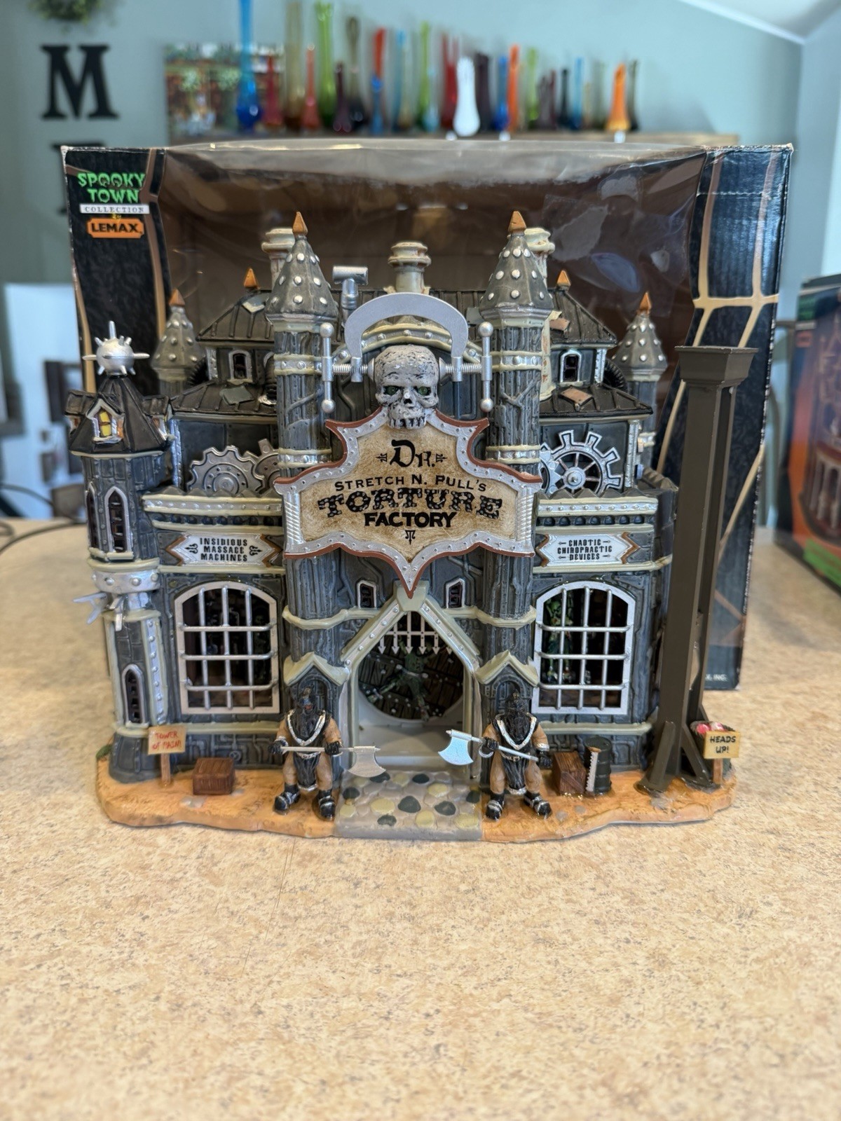 Lemax Spooky Town “Dr. Stretch N. Pull’s Torture Factory” Not Working Parts Or R