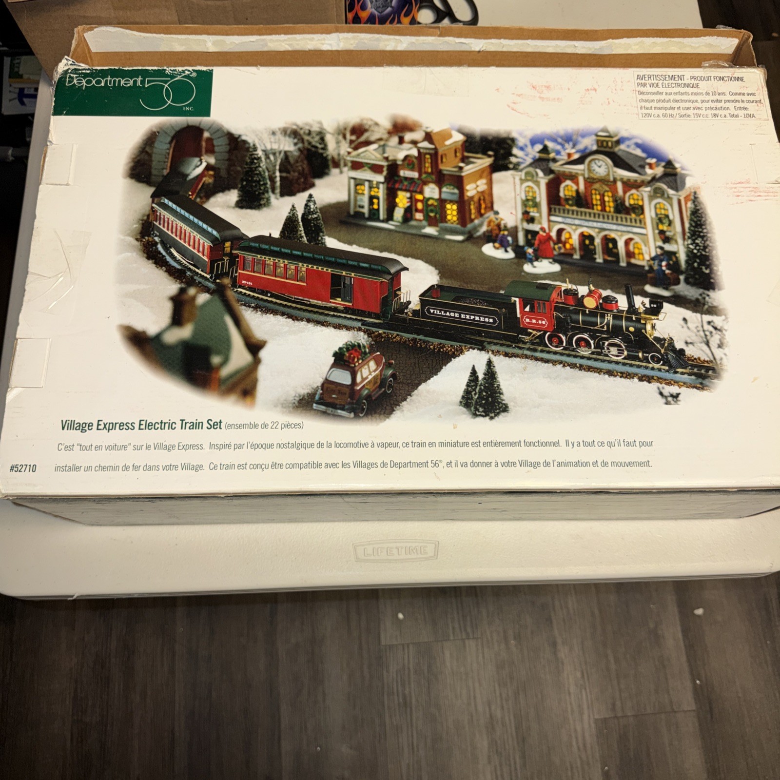 Dept 56 Village Express Vintage Electric Train Set From 1998 – Un Tested