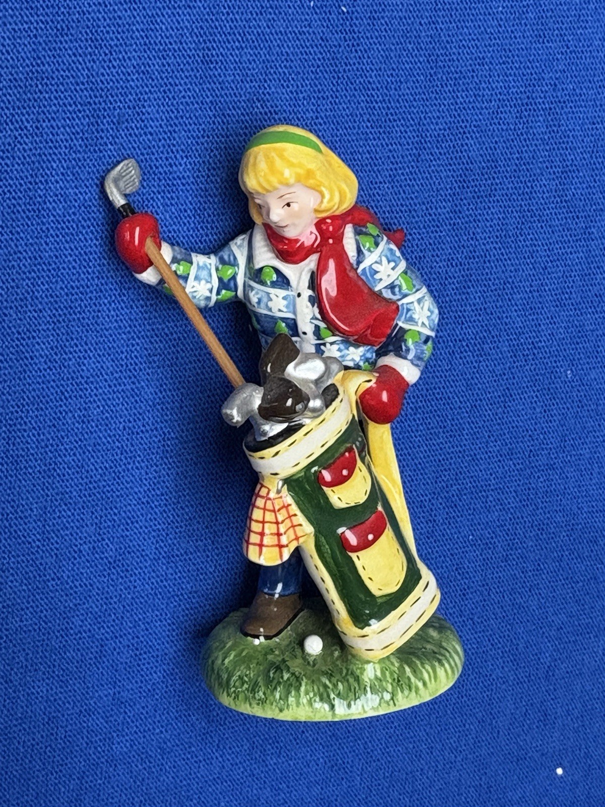 Dept 56 “First Round of the Year” Snow Village Accessory, 1 Piece missing #54936