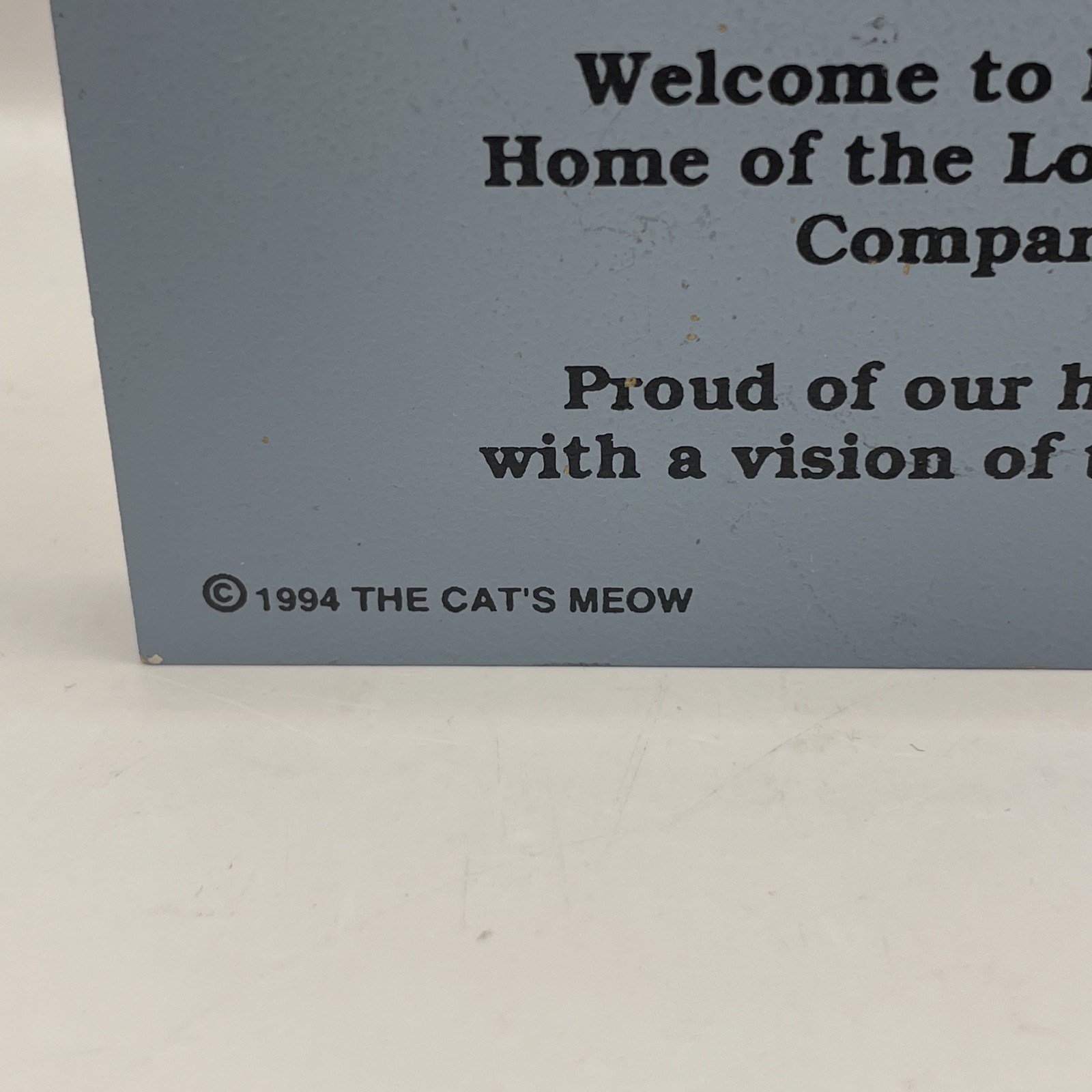 The Cat’s Meow Welcome to Dresden The Longaberger Company 1994
