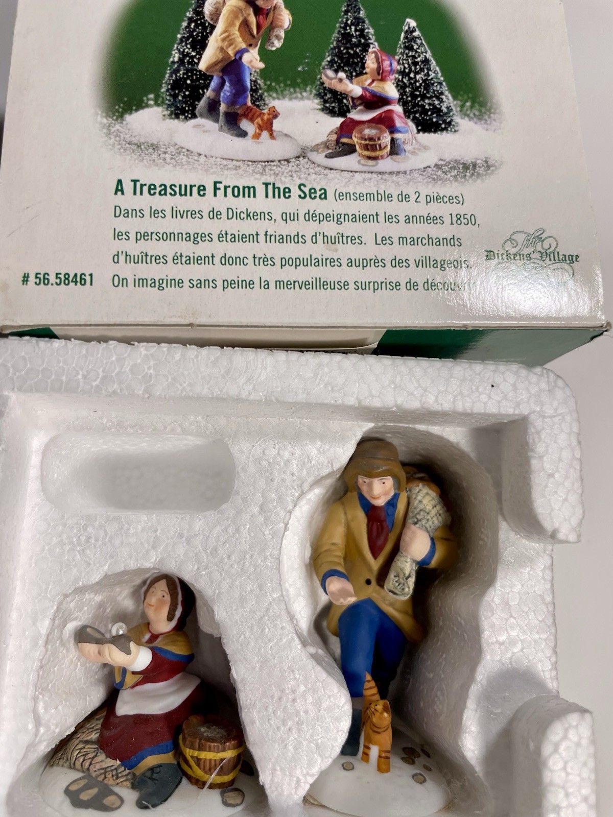 Dept 56 A Treasure From The Sea Set 58461 Dickens Village Heritage Collection