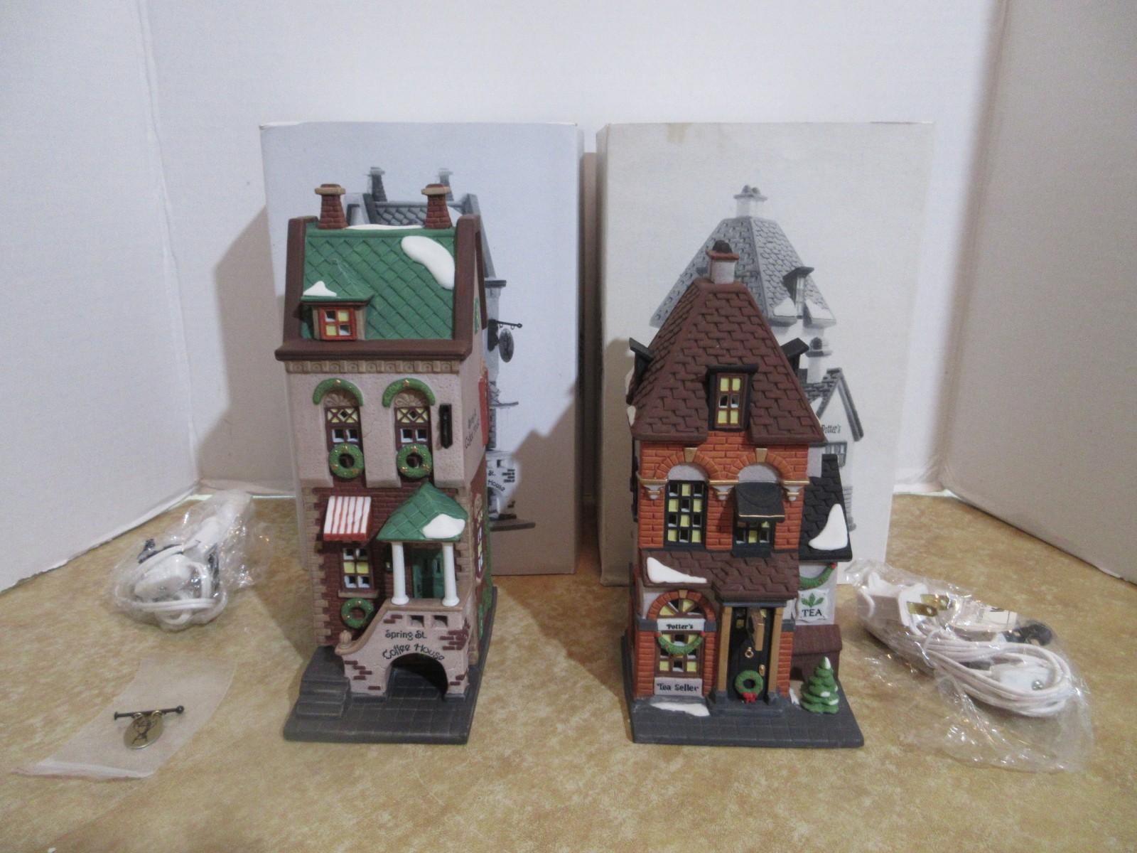 Dept. 56 CIC 2 West Village Shops Spring St. Coffee House & Potter’s Tea Seller